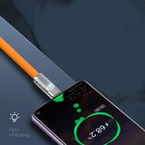  Dây Cáp Sạc Nhanh 120W 6A Bằng Hợp Kim Kẽm Và Silicon cho điện thoại thông  minh Androi , Táo 