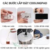  Quạt Tản Nhiệt Nước Dùng Cho Điện Thoại Chơi Game  PUBG TẤM LÀM MÁT TẢN NHIỆT DI ĐỘNG model S2 -dc4482 