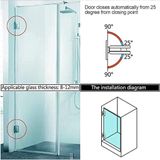  Bản lề cabin phòng tắm kính VVP 90 độ, 135 độ, 180 độ - dc5295 