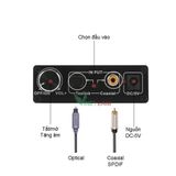  Bộ chuyển đổi quang âm thanh Optical HIFI sang AV Audio Cao Cấp có nút chỉnh âm lượng cao cấp [ kèm dây quang ] DC3559 