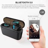 Tai nghe Bluetooth 5.0 TWS HBQ-Q32 nhét tai kèm box sạc -Chống nước IPX5-Loại 2 tai -dc3435 