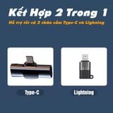  Micro thu âm không dây KINGLUCKY M16 khử tiếng ồn phù hợp phát trực tiếp/ quay video ghi âm 