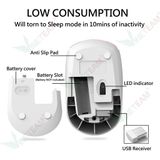  Chuột Quang Không Dây 2.4GHz Họa Tiết Hoạt Hình Dễ Thương - Cảm Biến Quang Học Khoảng Cách Tín Hiệu 20m -dc4705 