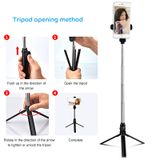  Gậy chụp ảnh tự sướng 3 chân bluetooth B11 \ TX-10 gậy chụp hình selfie đa năng điều khiển từ xa 