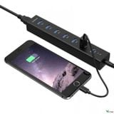  Hub bộ chia 7 cổng USB 3.0 Orico H7013-U3-AD - Hàng Chính Hãng Bảo Hành 12 Tháng -dc684 