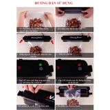  Máy hút chân không thực phẩm kèm hàn miệng túi Vacuum Sealer tặng 10 túi hút - DC5132 