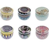  Hũ đựng nến thơm (không có nến) bằng thiếc cỡ to cao cấp sang trọng, an toàn cho người sử dụng -DC5252 