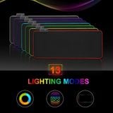  Bàn Di Chuột, Lót Chuột Pad RGB Loại Lớn led 80x30cmx4mm Giá rẻ -dc3410 