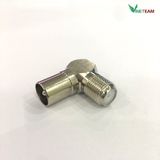  1 chiếc - Rắc cắm TV ăng ten Đầu DVB Đầu kỹ thuật số mặt đất 9.5mm bẻ góc 90 độ -dc4369 