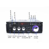  Bộ Ampli Mini Blutooth sử dụng nguồn AC 220v hoặc DC 12V tích hợp 2 cổng MIC BT-298A -dc2876 
