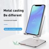  Giá đỡ điện thoại xoay 360 độ - Kệ đỡ điện thoại gấp gọn, đế hợp kim nhôm chắc chắn 