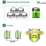  Vỉ 10 viên pin Cúc áo AG10 LR1130 LR54 cho đồng hồ đeo tay, máy tính cầm tay 