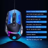  Chuột gaming Demon Baron | Hỗ trợ ghìm tâm PUBG, Led nhiều màu |8 nút Autotap, ghìm tâm PUBG trên Mobile, PC -dc4133 