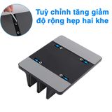  Đế kẹp giữ laptop, MTB dựng đứng, khe có thể điều chỉnh loại 2 ngăn -dc4854 