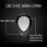  (CAO CẤP) Tai Nghe Bluetooth Không Dây - Nghe 12h, Âm Thanh Stereo Kèm Dock Sạc Tích Hợp Pin Trâu, Chống Ồn -dc3312 