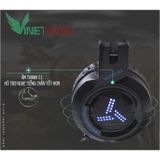  Tai Nghe Chụp Tai Gaming V2000 Có Micro Dành Cho Chơi Game, Âm Thanh Chất Lượng, Đèn Led Rgb Đổi Màu -dc3336 