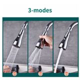  Đầu nối vòi rửa chén bát đa năng chống bắn xả 3 chế độ tiện lợi xoay 360 độ 