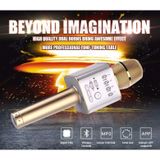  Micro hát Karaoke Q9 kèm Loa Bluetooth 3 trong 1 (Vàng) -DC1808 