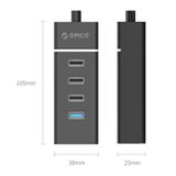  Hub chia usb 4 cổng orico W6PH4-U3 / W6PH4-U32 