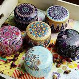  Hũ đựng nến thơm (không có nến) bằng thiếc cỡ to cao cấp sang trọng, an toàn cho người sử dụng -DC5252 