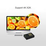  HDMI Switch 4k 5 in 1 out 5 cổng vào 1 cổng ra có điều khiển (Đen) -DC780 