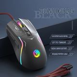  Chuột cơ gaming chuyên chơi game cho máy tính PC laptop P19 app điều khiển macro DPI 6 mức, LED RGB - dc5176 