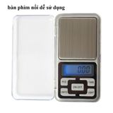  Cân tiểu ly điện tử mini Cân điện tử mini bỏ túi độ chính xác cao 200g/0.01g 500g/0.01g tặng kèm pin 