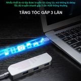  HUB Type C và HUB USB 3.0 tốc độ cao Vinetteam cổng chia usb mở rộng kết nối chuyển đổi cho laptop táo Laptop PC 