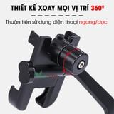  [ĐỔ SỈ] Giá đỡ điện thoại xe máy - lắp gương - LOẠI XỊN 
