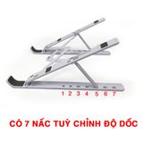 Giá đỡ LAPTOP, MACBOK, IP bằng nhựa ABS có thể điều chỉnh được độ cao, đế tản nhiệt laptop P5 -DC4869 