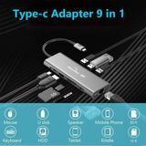  Cáp Blueendless  5in1, 7in1, 9in1,10in1 Type C Sang HDMI 4K 1000Mbps Ethernet,2 USB 3.0 Ports,SD/TF Card Reader 