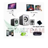  Loa vi tính 2.1 Jituo JT2805 bas mạnh Âm Thanh Sống Động Laptop PC có nút điều chỉnh volume bass 