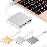  Loại C USB 3.1 sang USB-C 4K HDMI USB 3.0 Bộ chuyển đổi 3 trong 1 Hub cho táo laptop táo -DC4659 