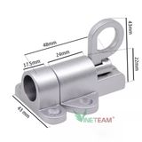  Chốt cửa tự động bằng hợp kim nhôm Chốt lò xo, khóa cửa sổ, khóa lò xo kèm ốc vít -dc4588 