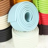  Cuộn Xốp Bọc Cạnh Bàn Hình Chữ L/ U/ W Dài 2M An Toàn Cho Bé - Dây Cao Su Nẹp Bịt Góc Bàn, Ghế, Tường, Tủ, Giường,... 