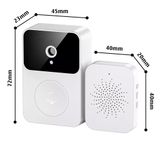  Chuông Cửa Thông Minh WIFI Hd Không Dây Có Thể Sạc Lại Chống Nước 166°Góc Rộng Có camera đàm thoại -dc4806 