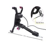  Giá đỡ xe máy,Kẹp xe máy 4 cạnh 2in1 có cổng Sạc USB mẫu mới HÀNG CHUẨN LOẠI 1 -DC3733 