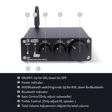  Bộ Khuếch Đại Âm Thanh Không Dây hifi Kênh 2.1 Kênh FX-AUDIO XL01 bluetooth Cho Loa mini - DC5209 