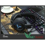  Tai Nghe Chụp Tai Gaming V2000 Có Micro Dành Cho Chơi Game, Âm Thanh Chất Lượng, Đèn Led Rgb Đổi Màu -dc3336 