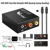  Bộ chuyển đổi âm thanh 96KHz Digital Coaxial và Optical (Toslink / SPDIF) sang Analog 3.5mm AUX và RCA (L / R) -dc4658 
