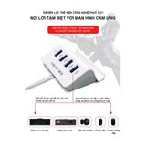  Bộ chia 4 Cổng USB OTG HUB THIẾT BỊ KẾT NỐI ĐIỆN THOẠI VỚI BÀN PHÍM VÀ CHUỘT CHƠI GAME MOBILE 