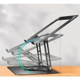  Giá đỡ Laptop, Macbook ,Máy Tính Bảng Ipad bằng nhôm có thể điều chỉnh được độ cao, xoay 360 độ tiện lợi - dc5162 