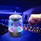  Loa Bluetooth Trên Dưới Trong Suốt Yayusi C7-C7plus âm thành vòm 6D âm bass trầm led RGB pin 1000mAh 
