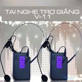  Mic trợ giảng không dây, cài tai V11 hỗ trợ cho loa giảng dạy hãng ZANSONG -dc3855 