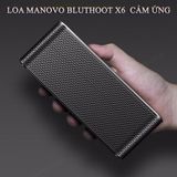  Loa bluetooth manovo x6 nút bấm cảm ứng, siêu bass vỏ nhôm nguyên khối công suất 6W thời gian sử dụng 8H 