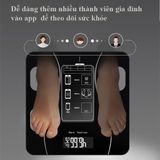  Cân Điện Tử Sức Khoẻ Kết Nối Bluetooth Đo Chỉ Số Sức Khỏe Kiểm Soát Ăn Uống, Hoạt Động Thể Thao thông minh -DC4319 