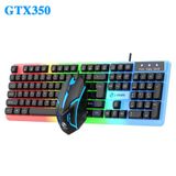  Combo Bàn Phím Và Chuột Giả Cơ GTK350, Bộ Bàn Phím Giả Cơ Và Chuột Game Dành Cho Game Thủ Led đa Màu 