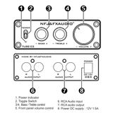  Bộ thiết bị xử lý tiền khuếch đại âm thanh FX-AUDIO TUBE-03 Mini HiFi chuyên dụng chất lượng cao kèm nguồn ngoài -dc3449 
