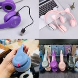  Tai Nghe Bluetooth MZ47, Tai Nghe Gắn Tai Mèo Dễ Thương, Phát Sáng Đèn Đầy Màu Sắc, Cực Kỳ Cute Hot 2022 -DC4751 