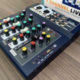  BỘ CHỘN ÂM THANH KARAOKE MIXER VINETTEAM F4 USB -DC4360 